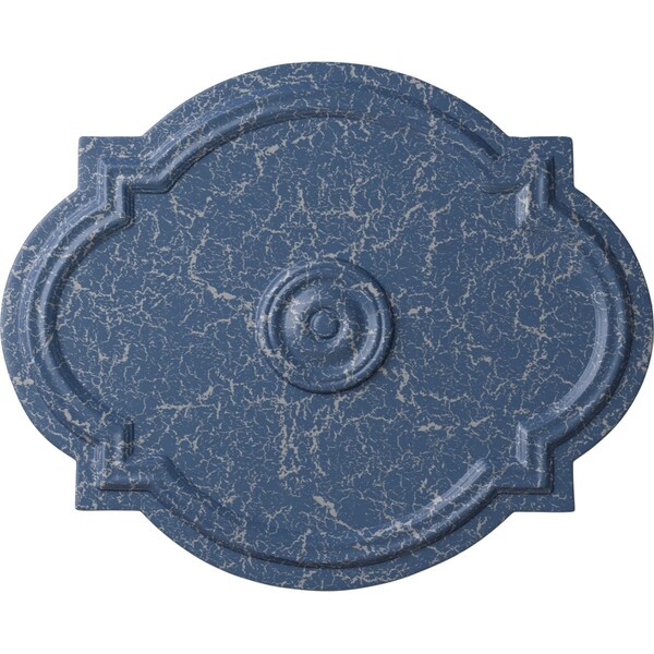 Ekena Millwork Waltz Ceiling Medallion (Fits Canopies up to 4 1/2"), 21 1/4"W x 17 3/8"H x 1"P, Americana Crackle CM21WAAMC - main